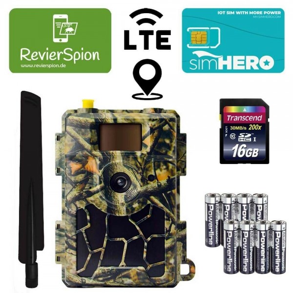RevierSpion LTE Mini Funk-Wildkamera Startpaket 1