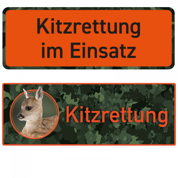 Magnetschild "Kitzrettung"