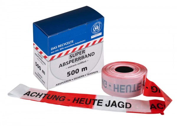 Nordforest Absperrband Heute Jagd