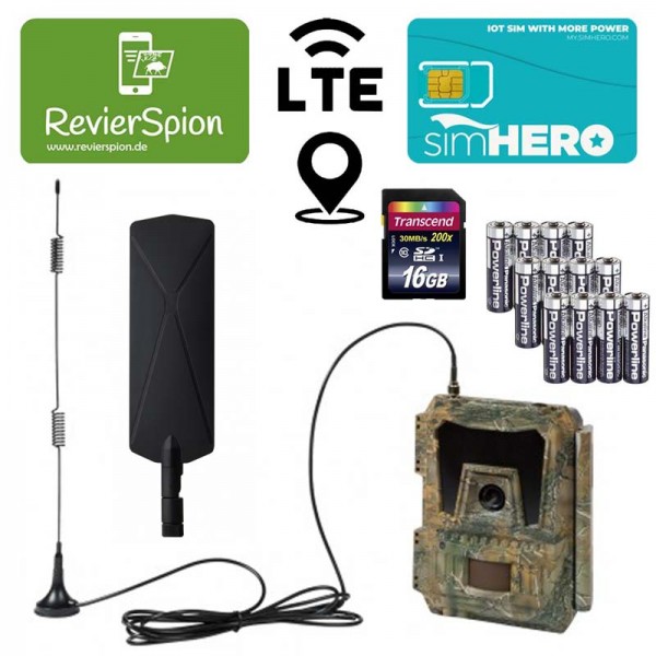 RevierSpion LTE Weitwinkel Wildkamera Startpaket 1