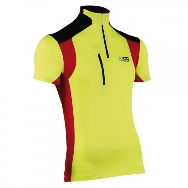 PSS X-treme Skin Kurzarm Funktionsshirt in Gelb/Rot 1