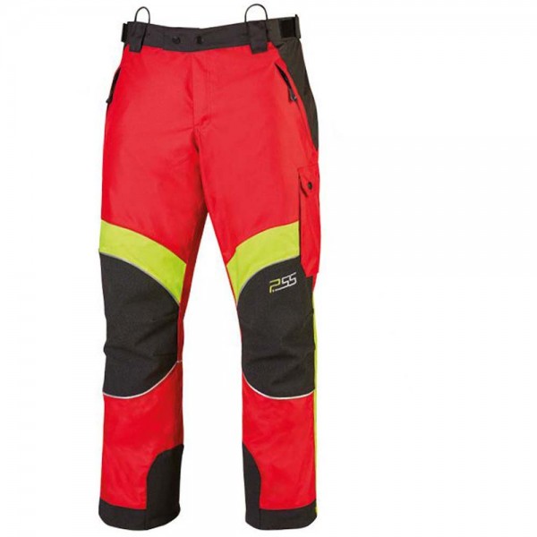 PSS X-treme Rain Regenhose in Rot/Gelb 1