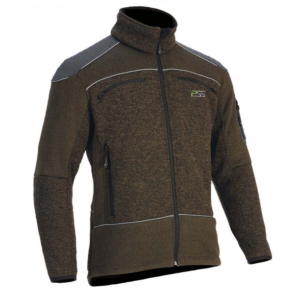 PSS X-treme Arctic Faserstrickjacke grün/melange 1