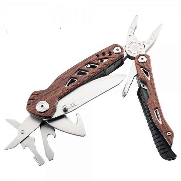 Herbertz Wood Multitool mit 10 Funktionen 1