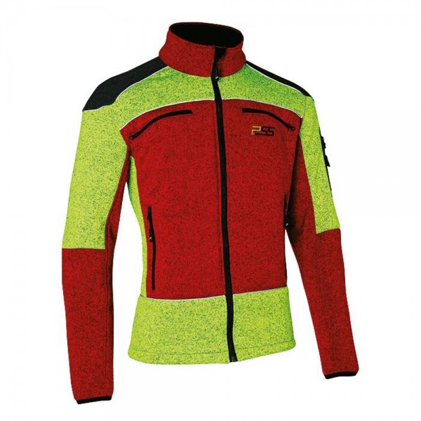 PSS X-treme Arctic Faserstrickjacke in Gelb/Rot 1