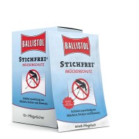 Ballistol Stichfrei Pflegetücher gegen Mücken und Zecken