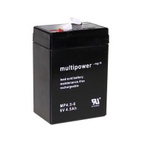 Multipower 6V 4.5Ah Bleiakku für Futterautomaten