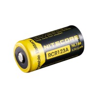 NiteCore CR123 Li-Ion Akku 3,7 Volt 650mAh