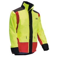 PSS X-treme Rain Regenjacke in Gelb/Rot