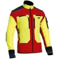 PSS X-treme Vario Funktionsjacke in Gelb/Rot